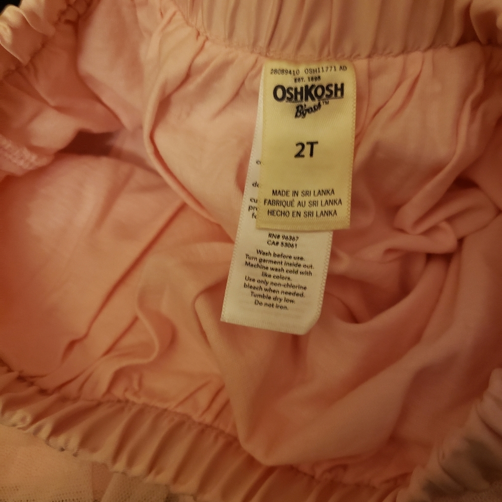 Oshkosh NWT, pink ruffle skirt. Girls - Picture 3 of 4